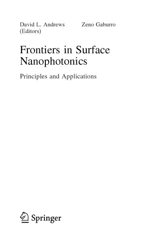 Surface Nanophotonics