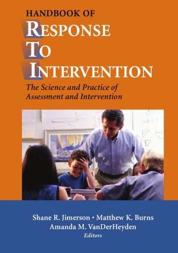 Handbook of Response to Intervention: The Science and Practice of Assessment and Intervention