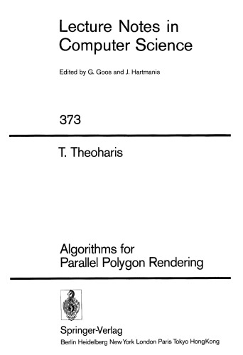 Algorithms for Parallel Polygon Rendering
