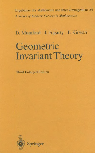 Geometric invariant theory