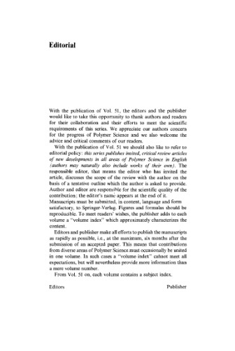 Polymer Membranes