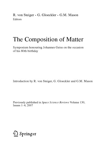 The Composition of Matter