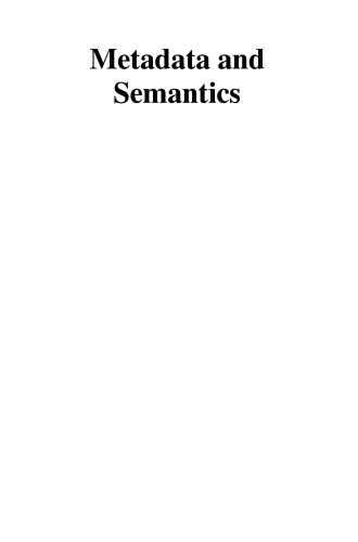 Metadata and Semantics