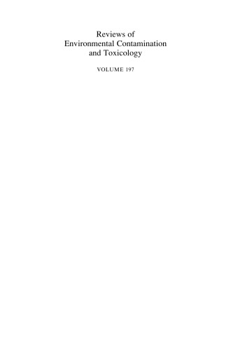 Reviews of Environmental Contamination Volume 197: International Perspectives on Arsenic Pollution and Remediation