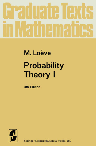 Probability Theory I