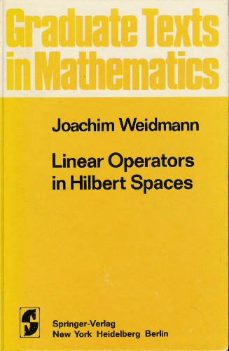 Linear Operators in Hilbert Spaces