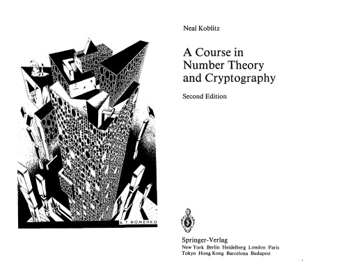 A Course in Number Theory and Cryptography