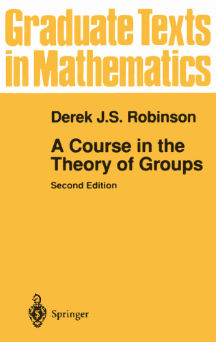 A Course in the Theory of Groups