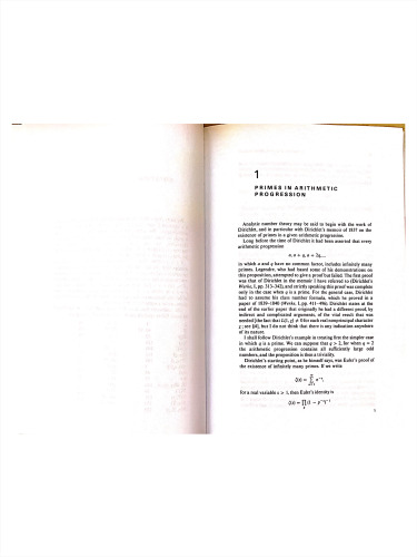 Multiplicative Number Theory