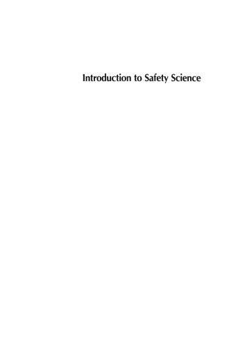 Introduction to Safety Science