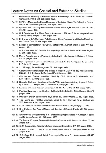 Immunochemical Approaches to Coastal, Estuarine and Oceanographic Questions