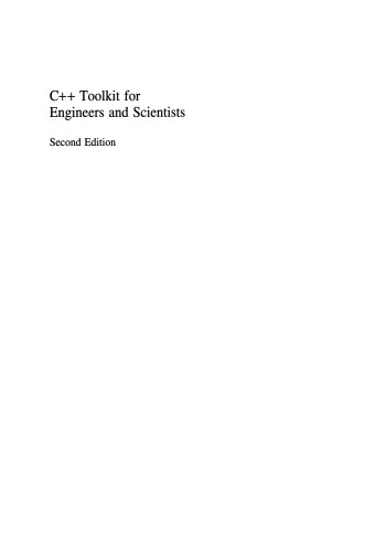 C++ Toolkit for Engineers and Scientists