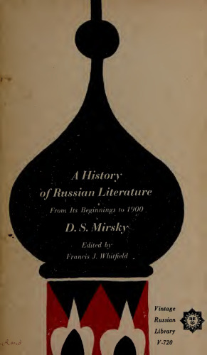 A History of Russian Literature: From Its Beginnings to 1900