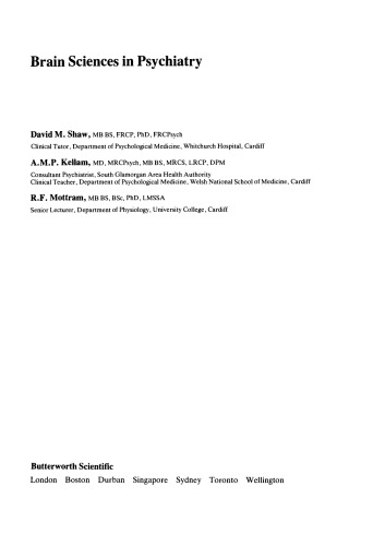 Brain Sciences in Psychiatry