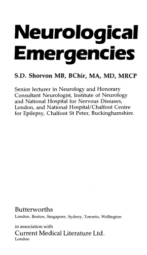 Neurological Emergencies