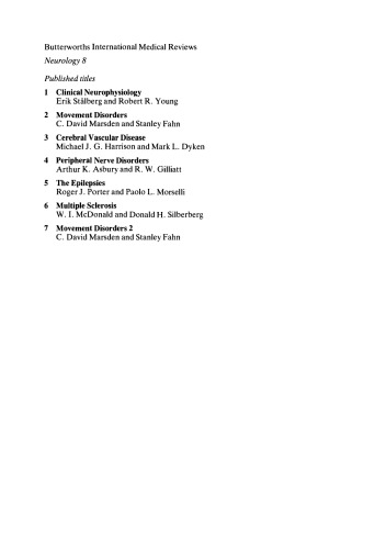 Infections of the Nervous System