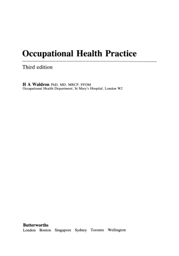 Occupational Health Practice