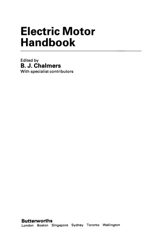 Electric Motor Handbook