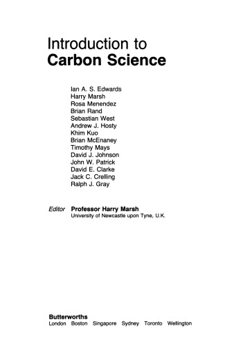 Introduction to Carbon Science