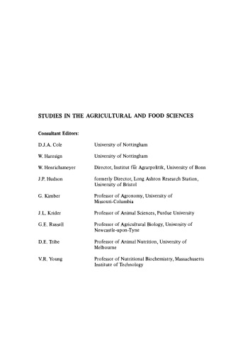 Energy Metabolism. Proceedings of the Eighth Symposium on Energy Metabolism Held at Churchill College, Cambridge, September, 1979