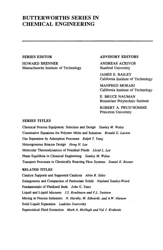 Molecular Thermodynamics of Nonideal Fluids