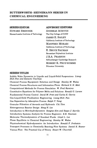 Introductory Systems Analysis for Process Engineers