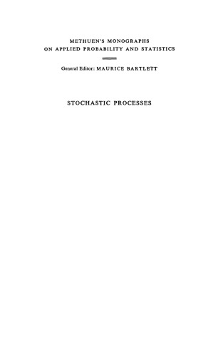 Stochastic Process: Problems and Solutions