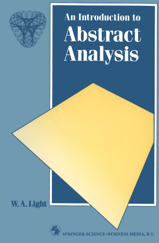 An Introduction to Abstract Analysis