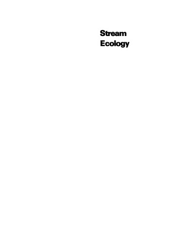 Stream Ecology: Structure and function of running waters