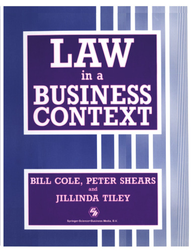 Law in a Business Context