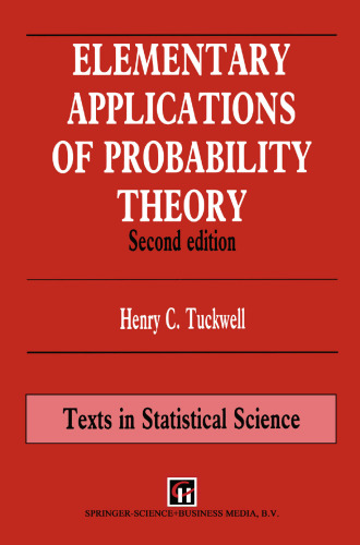 Elementary Applications of Probability Theory: With an introduction to stochastic differential equations