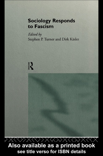 Sociology Responds to Facism