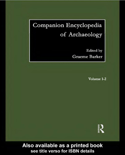 Companion encyclopedia of archaeology