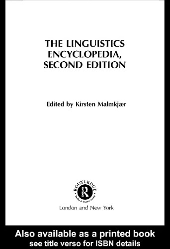 The Linguistics Encyclopedia