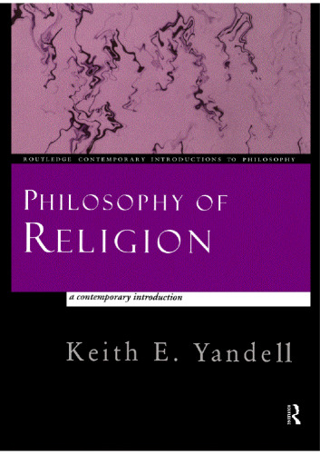 Philosophy of Religion. A Contemporary Introduction