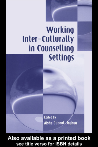 Working Inter-Culturally in Counselling Settings