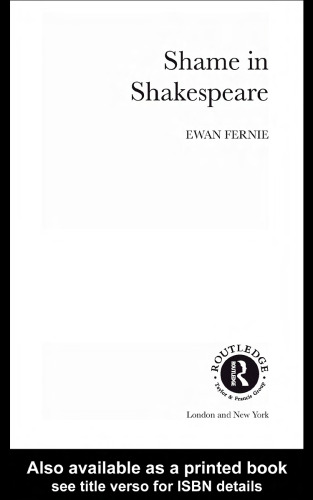 Shame in Shakespeare (Accents on Shakespeare)