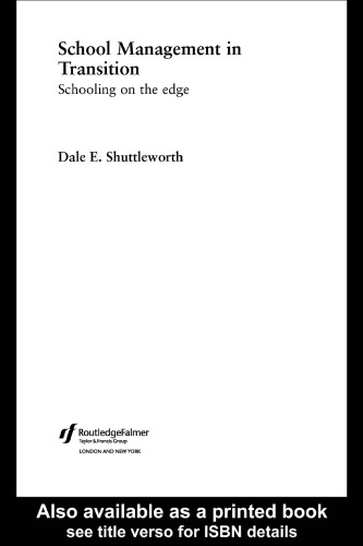 School Management in Transition: Schooling On the Edge