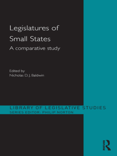 Legislatures of Small States: A Comparative Study