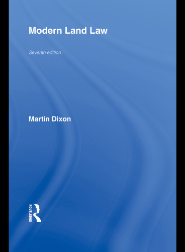 Modern land law