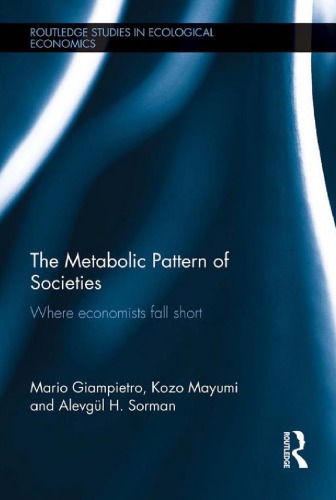 The Metabolic Pattern of Societies: where Economists Fall Short
