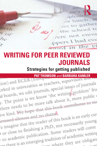 Writing for Peer Reviewed Journals: Strategies for getting published