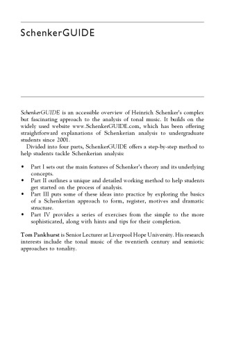 SchenkerGUIDE: a brief handbook and website for Schenkerian analysis