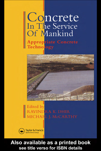 Concrete in the Service of Mankind Appropriate concrete technology