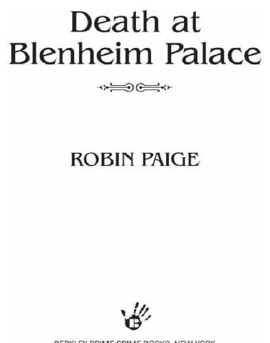 Death at Blenheim Palace