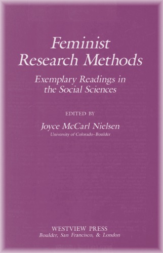 Feminist research methods : exemplary readings in the social sciences