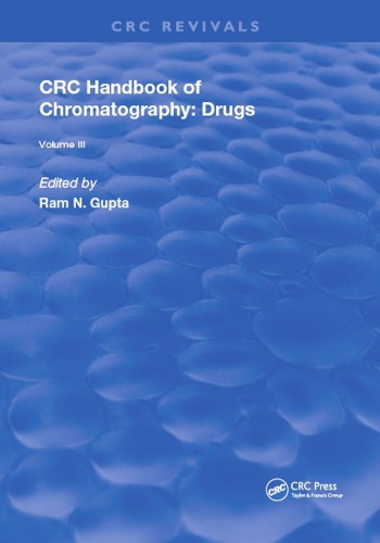 CRC Handbook of Chromatography: Drugs, Volume III