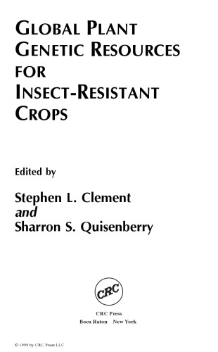 Global Plant Genetic Resources for Insect-Resistant Crops