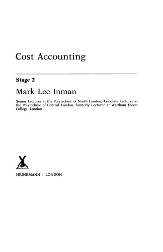 Cost Accounting