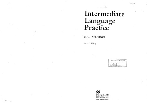 Intermediate Language Practice with Key